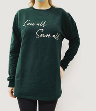 Charger l'image dans la galerie, Crewneck «Love all Serve all»