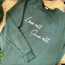 Charger l'image dans la galerie, Crewneck «Love all Serve all»