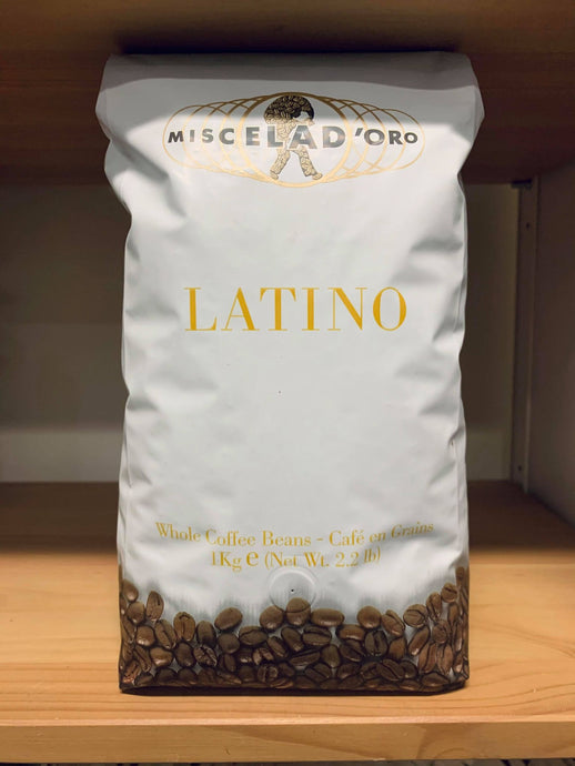 Café en grains Latino par Miscela D'Oro