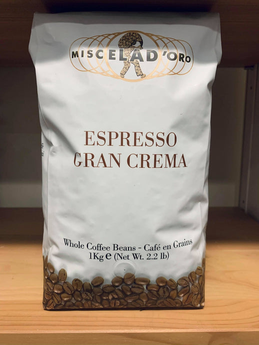 Café en grains Espresso Gran Crema par Miscela D'Oro