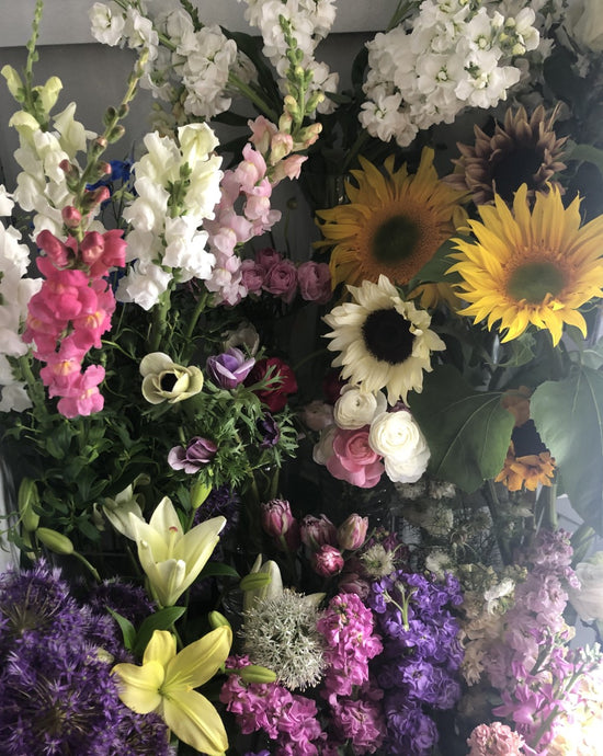 Bouquet du moment -Fleurs locales-